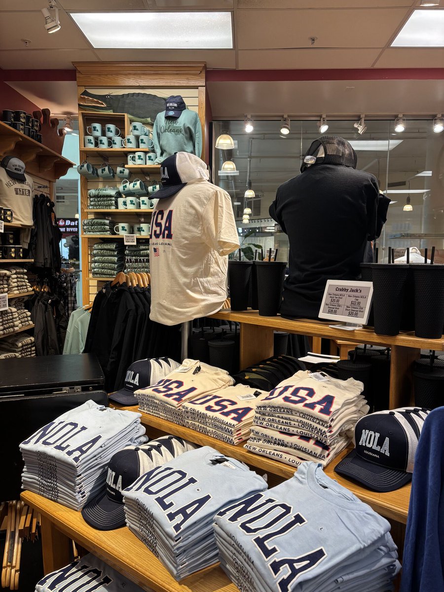 Shop all things New Orleans this summer with deals starting at $19.99 at Crabby Jack’s General Store on Level B! 🦀 ☀️ #crabbyjacks #summer #neworleans #nola #nolasummer