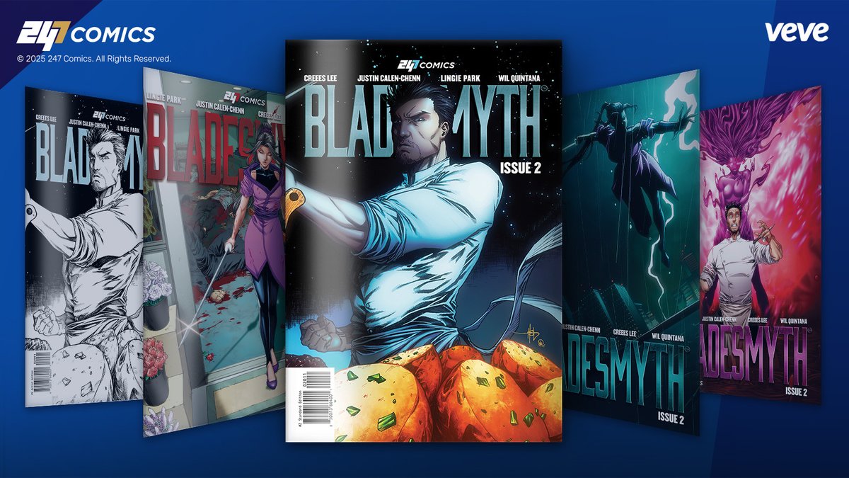 "AN OVEN WHOSE DOOR DOES NOT SHUT DOES NOT BAKE ITS LOAVES"

Dive deeper into the Bladesymth lore in Issue #2!  A flashback to Loren's past reveals the tragic event that took his future and molded it into something far more than he would've ever imagined. Featuring stunning cover