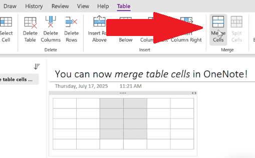 Mike Tholfsen (@mtholfsen) on Twitter photo For the OneNote superfans, this will make your day 💜 Merge Table Cells, a top request for many years, is now available for all <a href="/Msft365Insider/">Microsoft 365 Insider</a> folks, and coming out broadly soon.
Can I just say HALLELUJAH 🥳🥳🥳 For the OneNote superfans, this will make your day 💜 Merge Table Cells, a top request for many years, is now available for all <a href="/Msft365Insider/">Microsoft 365 Insider</a> folks, and coming out broadly soon.
Can I just say HALLELUJAH 🥳🥳🥳