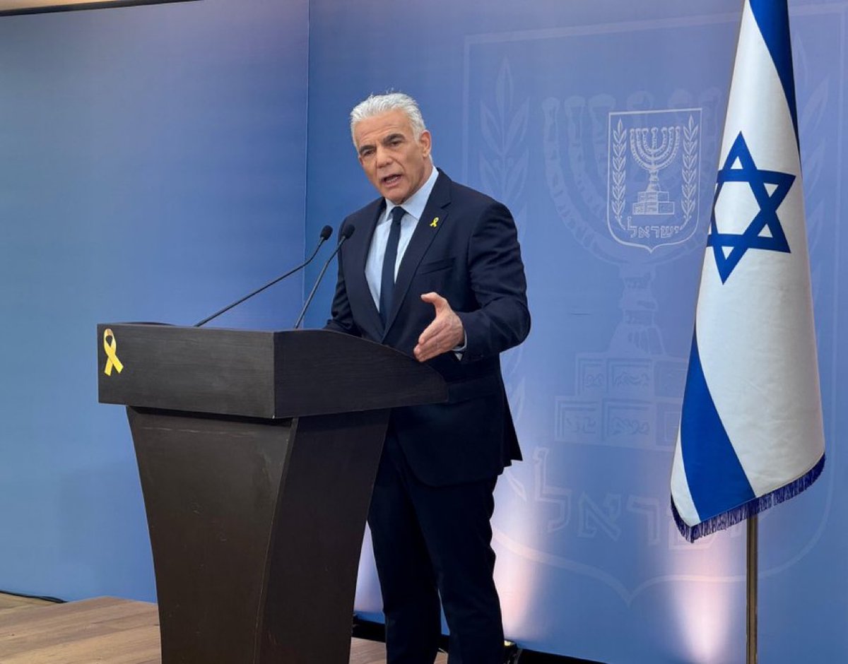 💥Israeli Opposition Leader Yair Lapid: "I want to warn Israeli citizens: The government failed in the war in Gaza. This is not a complete victory, it is a complete disaster. This is a strategic failure, which leads to operational and political failure. It doesn't have to be like