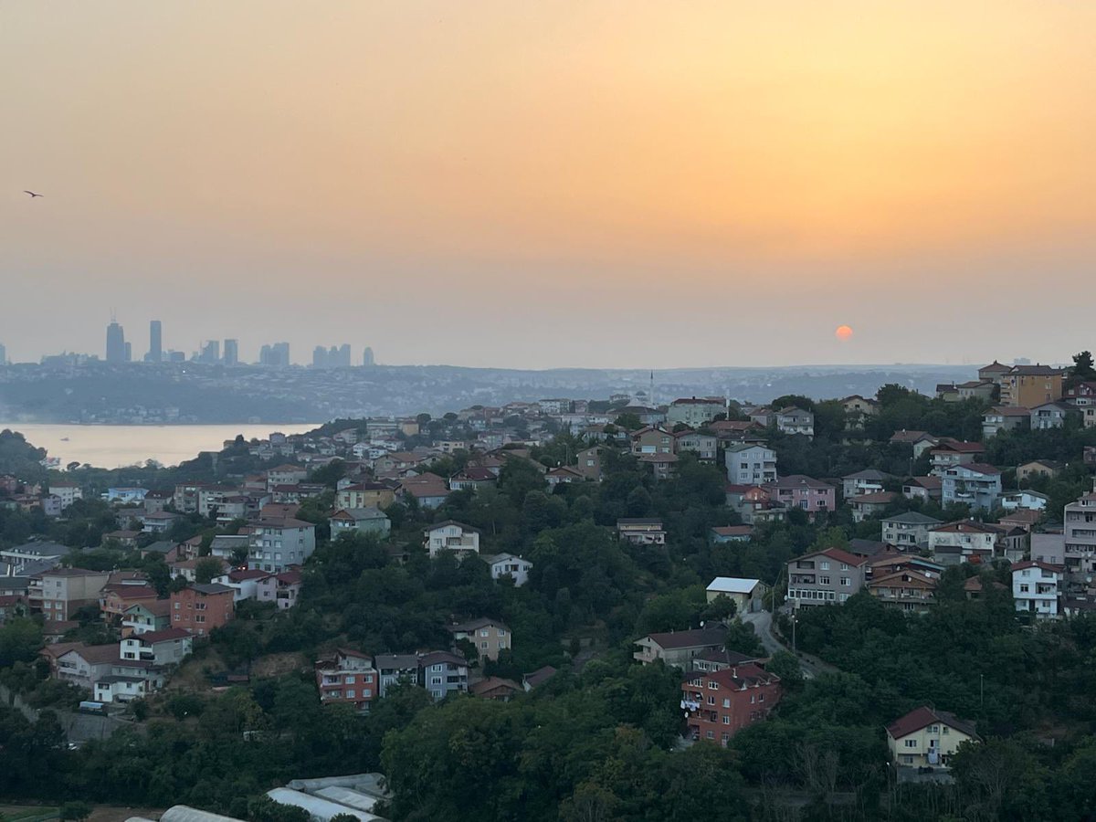 hattatberk's tweet image. Sıcaklık nemle birlikte ortalığı 
cehenneme çeviriyor.