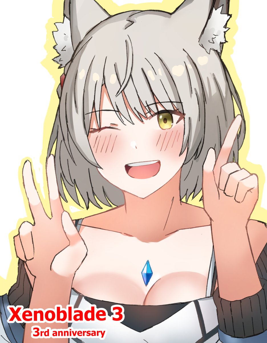 Meidza_D's tweet image. Happy 3rd anniversary to Xenoblade 3 🎉🎊
#XenobladeChronicles3 #ゼノブレイド3
#Xenoblade3_fes25