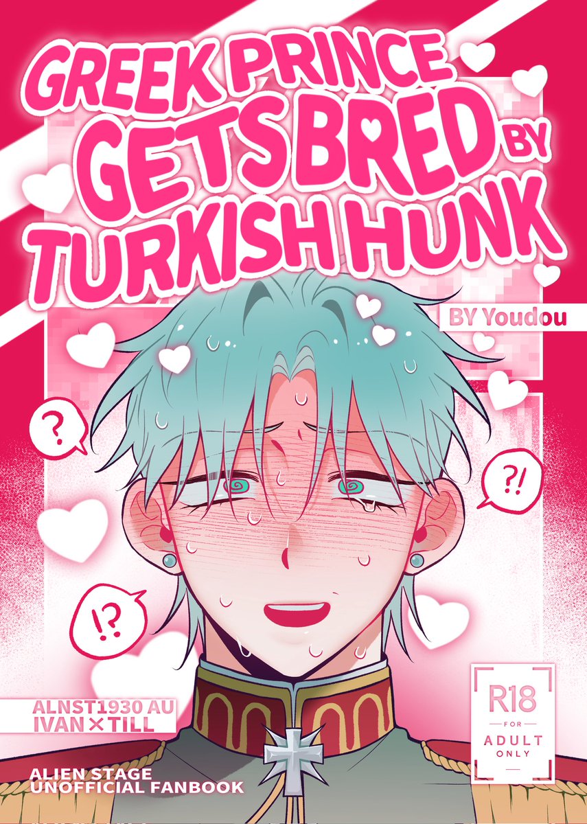 8/16 Nice場販印量調查🇹🇷🇬🇷
𝗚𝗿𝗲𝗲𝗸 𝗣𝗿𝗶𝗻𝗰𝗲 𝗚𝗲𝘁𝘀 𝗕𝗿𝗲𝗱 𝗕𝘆 𝗧𝘂𝗿𝗸𝗶𝘀𝗵 𝗛𝘂𝗻𝗸
是ALNST1930 AU 但其實不清楚設定也沒關係因為內容只有純交配，完全沒做交配以外的事
R18／16p（暫定）／150台幣
請有興趣的朋友幫我填一下表單～
forms.gle/RQAUv4CfDkyFa7…
#ivantill #ALNST1930