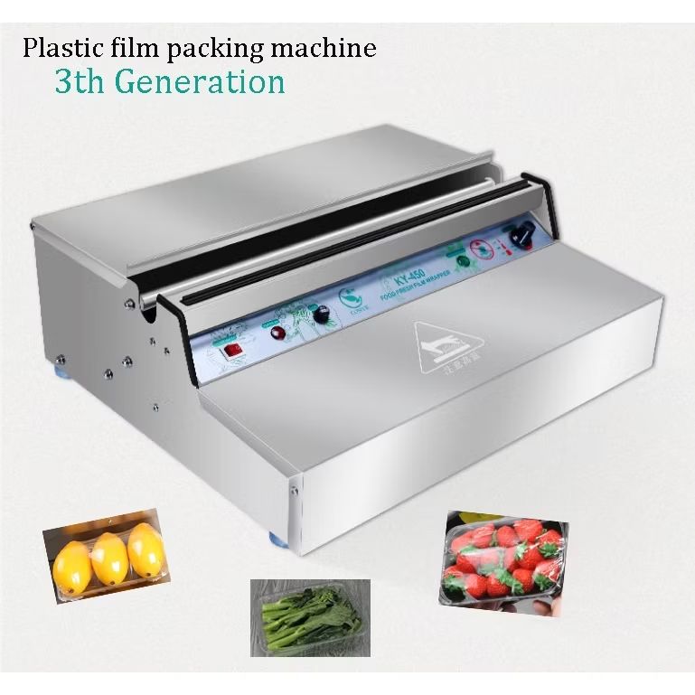 here_spying's tweet photo. Check out Plastic Wrap Packaging Machine 3th Generation Supermarket Fruit Fresh Vegetable Baler Stainless Steel Commercial Sealing Machine KY-450 for ₱7,650. Get it on Shopee now! https://t.co/vSJaTKOFKL https://t.co/AUKQVLmHiz