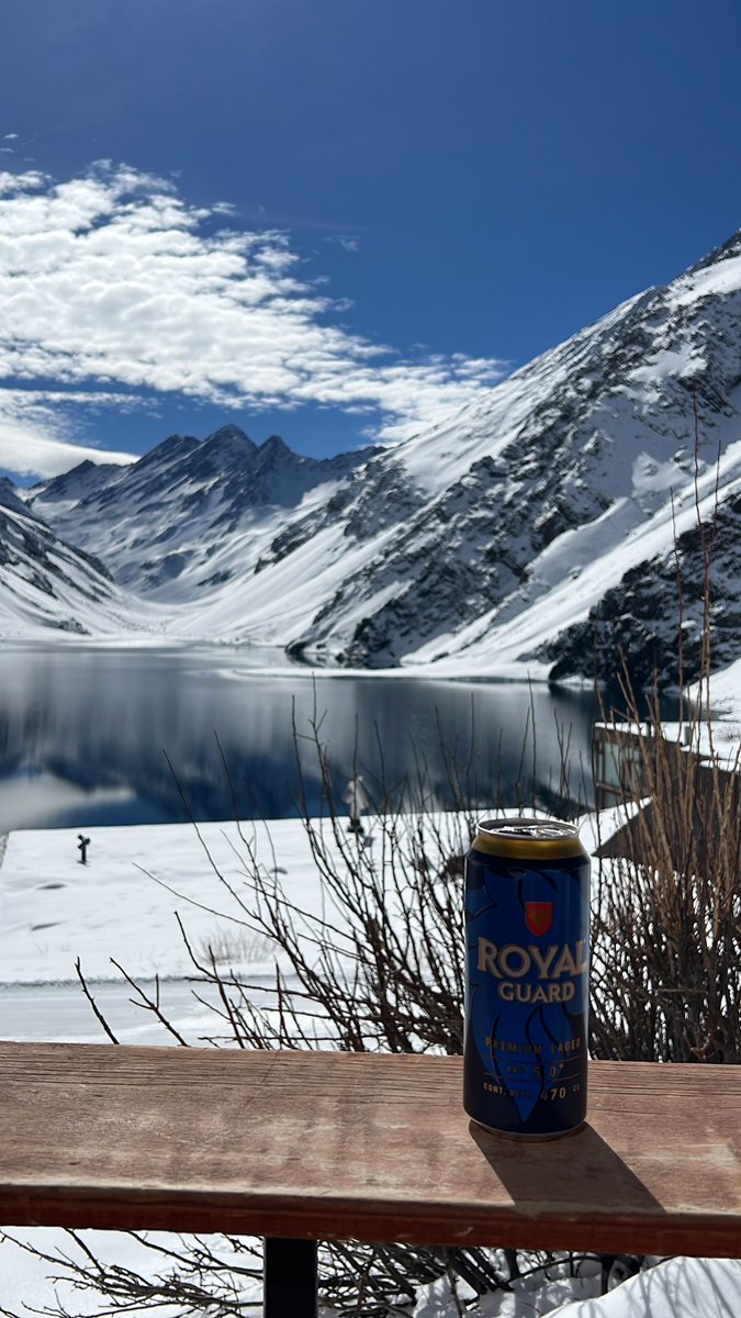 Not bad for a July shred sesh day, finally some freshies on the tail end of our trip. #Chile #Portillo #RoyalGuard #brewsnviews