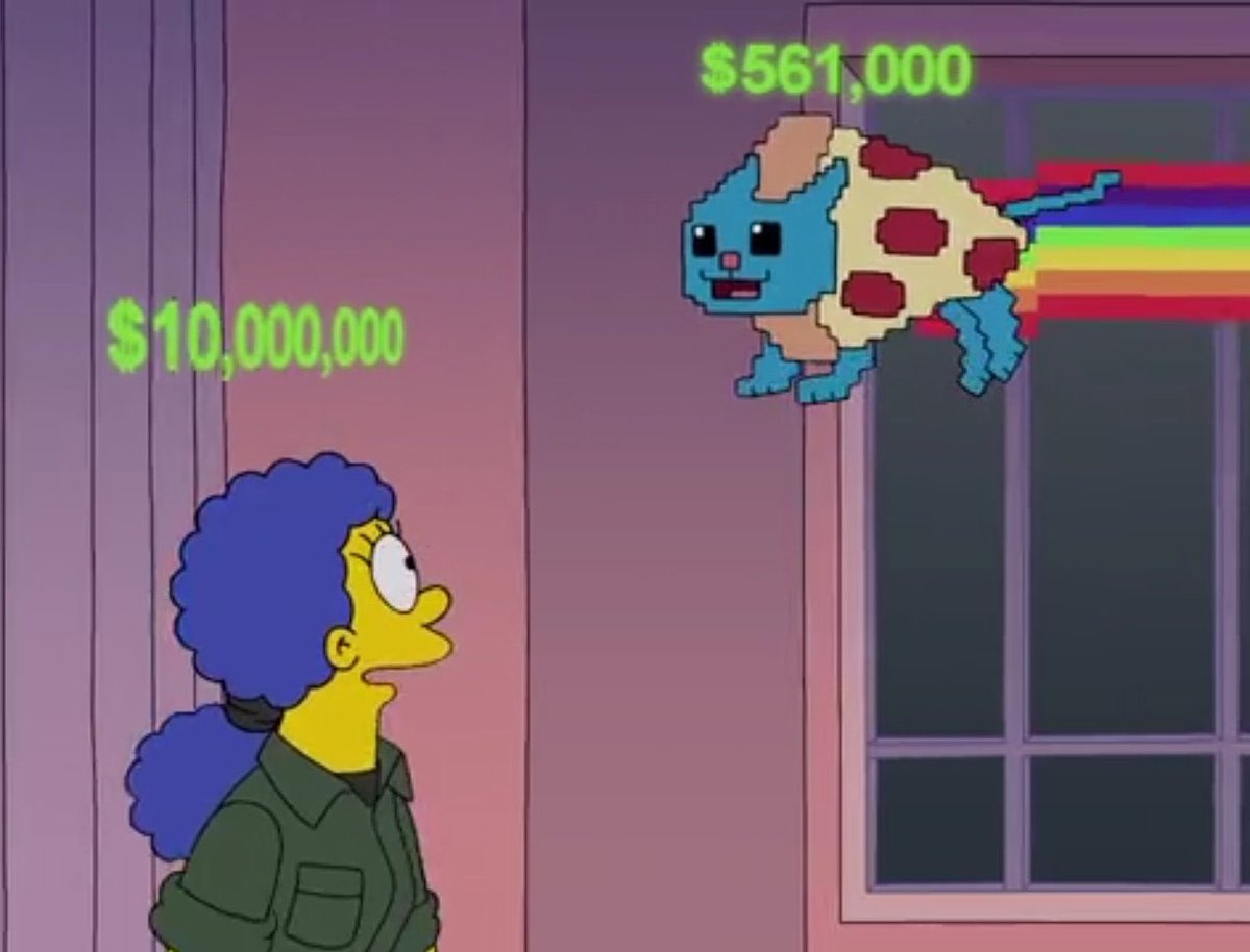 NyanCat's tweet image. Nyan Cat on The Simpsons