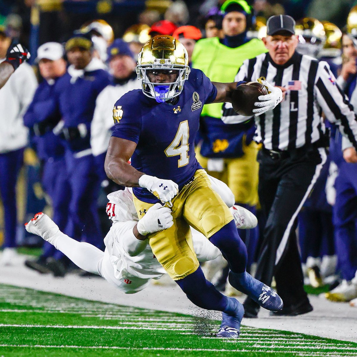 tbhorka's tweet image. Jeremiyah Love is on the watch list for the Maxwell Award (best all-around player in CFB).
A Notre Dame player has won it 7 times, tied with Penn State for the most all-time.
Love is trying to join...
Leon Hart
Johnny Lattner (x2)
Jim Lynch
Ross Browner
Brady Quinn
Manti Te'o