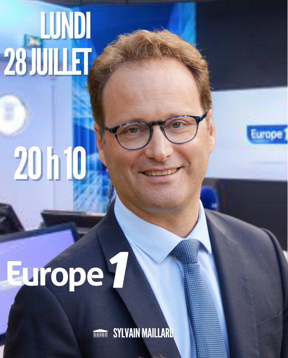 SylvainMaillard's tweet image. 🎙️Rendez-vous ce soir à 20h10 sur @Europe1
