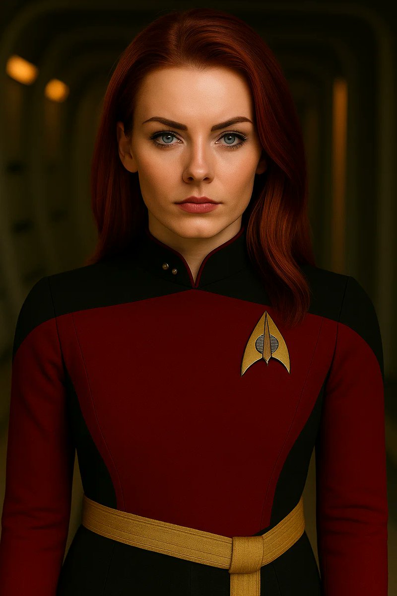 DrPikachu69's tweet image. By popular Demand. A redhead from Germany! Lt. Julia!
2267 or 2369 Terran Starfleet, Or Civilian in any era? 😀

#Aiart️️️️ #AIArtistCommunity #soraArt #dezgo #startrek #terranempire #mirroruniverse #tos #tng #germanwomen #redhead