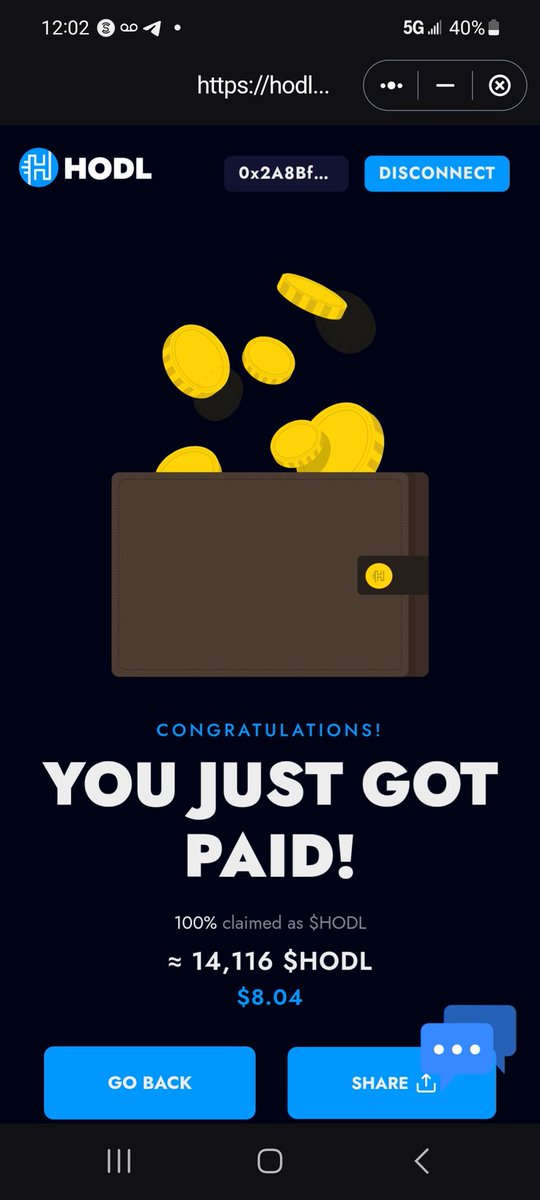 I have been rewarded from #HODL for over 4 years now. #reinvest $HODL
