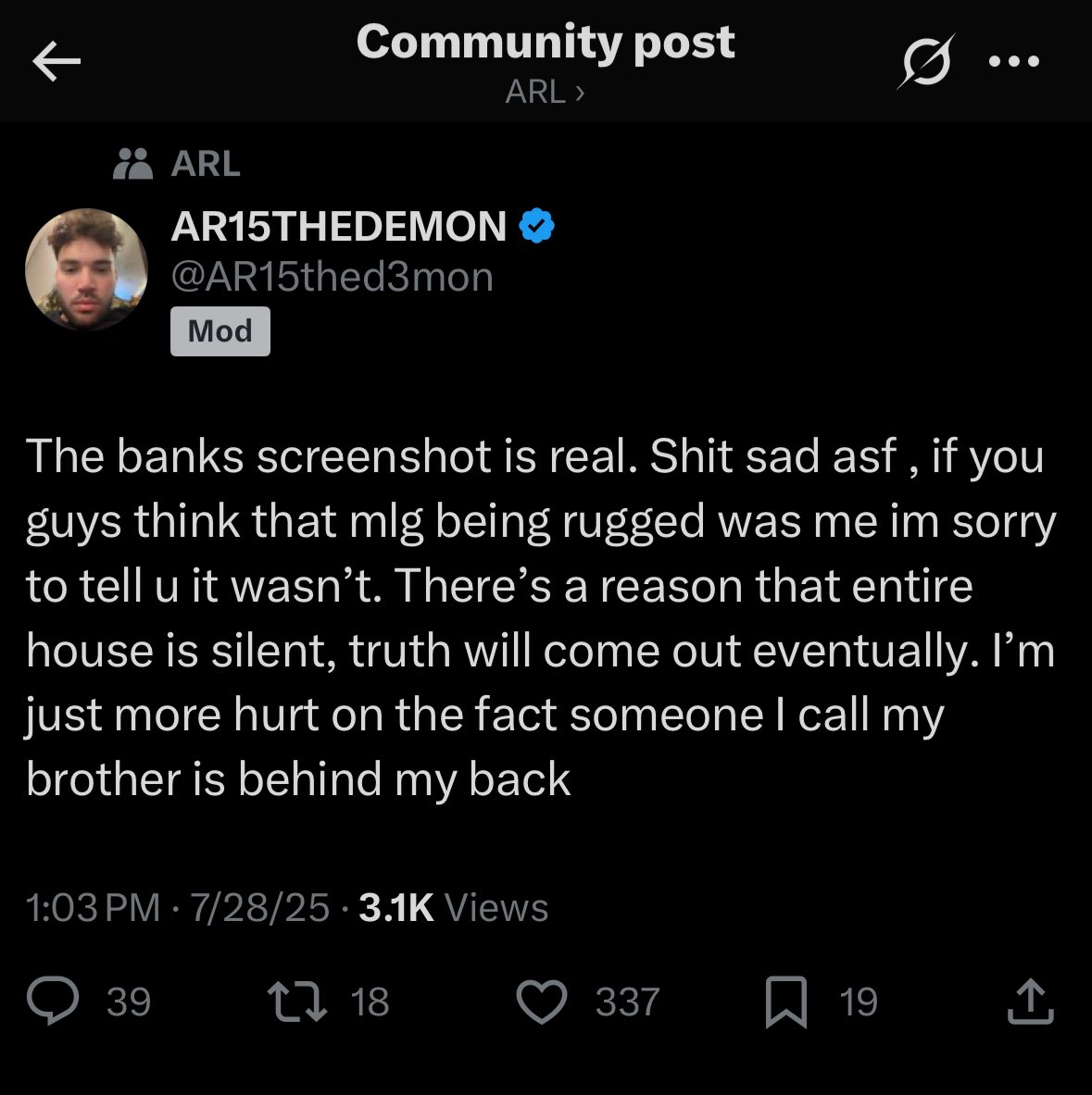 CxntCondoneIt's tweet image. Faze CEO and Owner Banks is being exposed for knowingly rug pulling his friend Adin Ross live on stream then shamelessly blaming it on him.
This is spineless I would never support or follow such a wicked and vile human being
I just Cxnt Condone It.