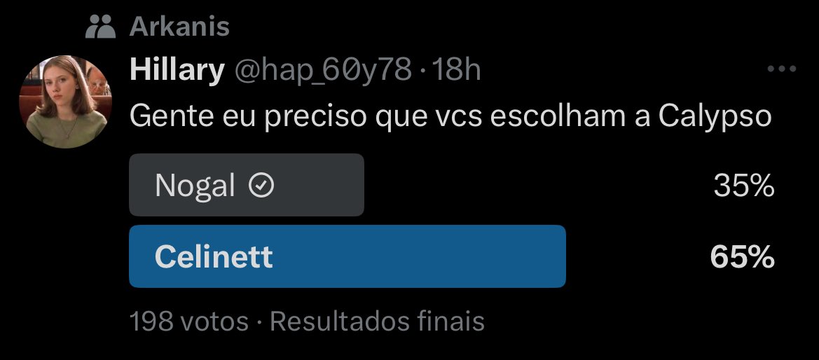 hap_60y78's tweet image. Passando aqui para falar que a Calypso foi trocada agora quem vai ser ela será a celinett