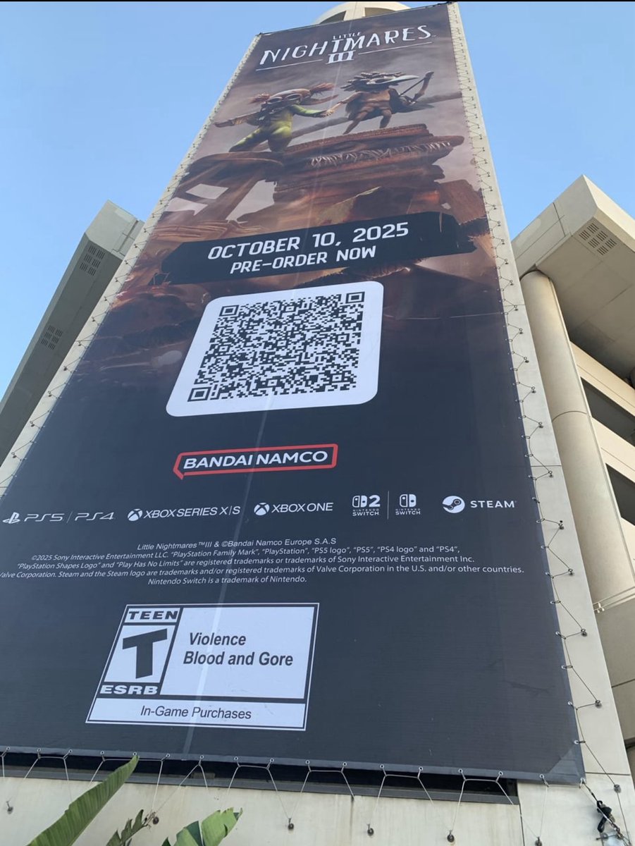 LNshots's tweet image. Little Nightmares Promotion at Comic Con, credit to u/cantthink0faname485 on Reddit #LittleNightmaresIII