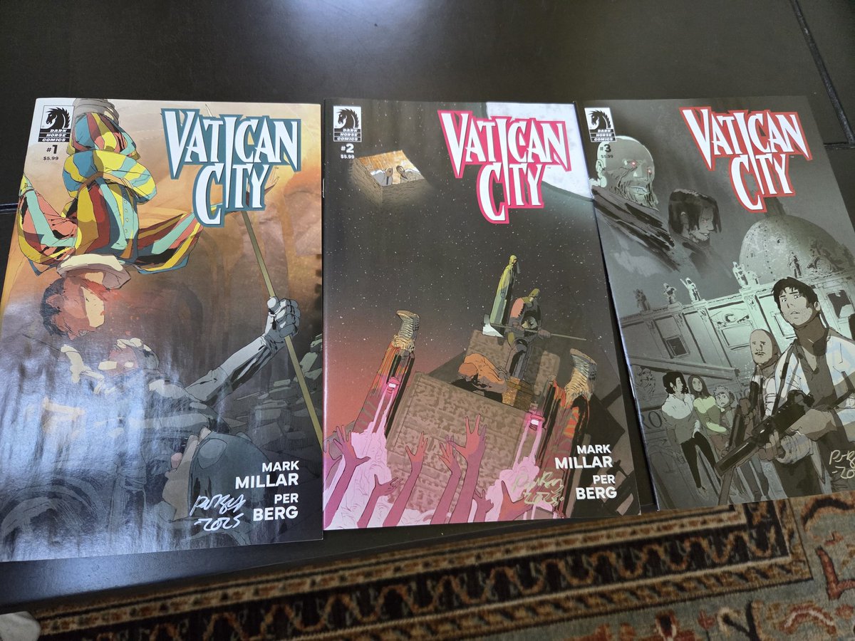 C J (@cj382847) on Twitter photo Got my <a href="/Plaster_Harris/">Per the vampire and talking dog guy</a> autographed copies of Vatican City #1-3! Awesome series, great work! Got my <a href="/Plaster_Harris/">Per the vampire and talking dog guy</a> autographed copies of Vatican City #1-3! Awesome series, great work!