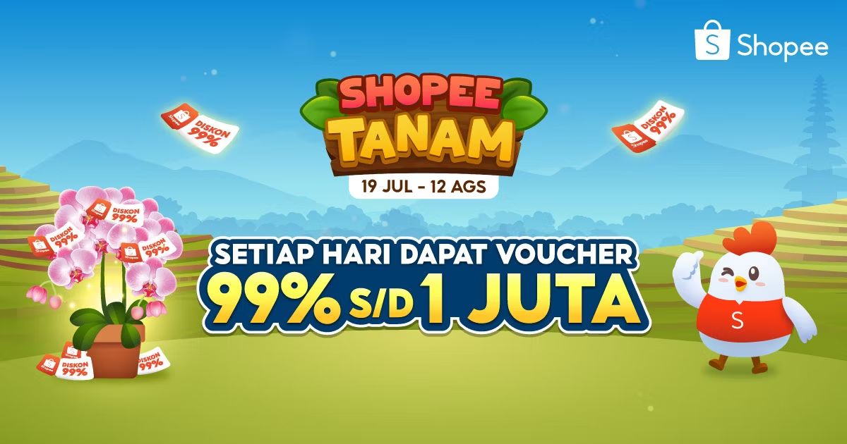 Bantu Siram Tanamanku Untuk Dapat Voucher Diskon s/d 1 JUTA! Klik di sini &gt;&gt; shp.ee/4qpjy6rel1p