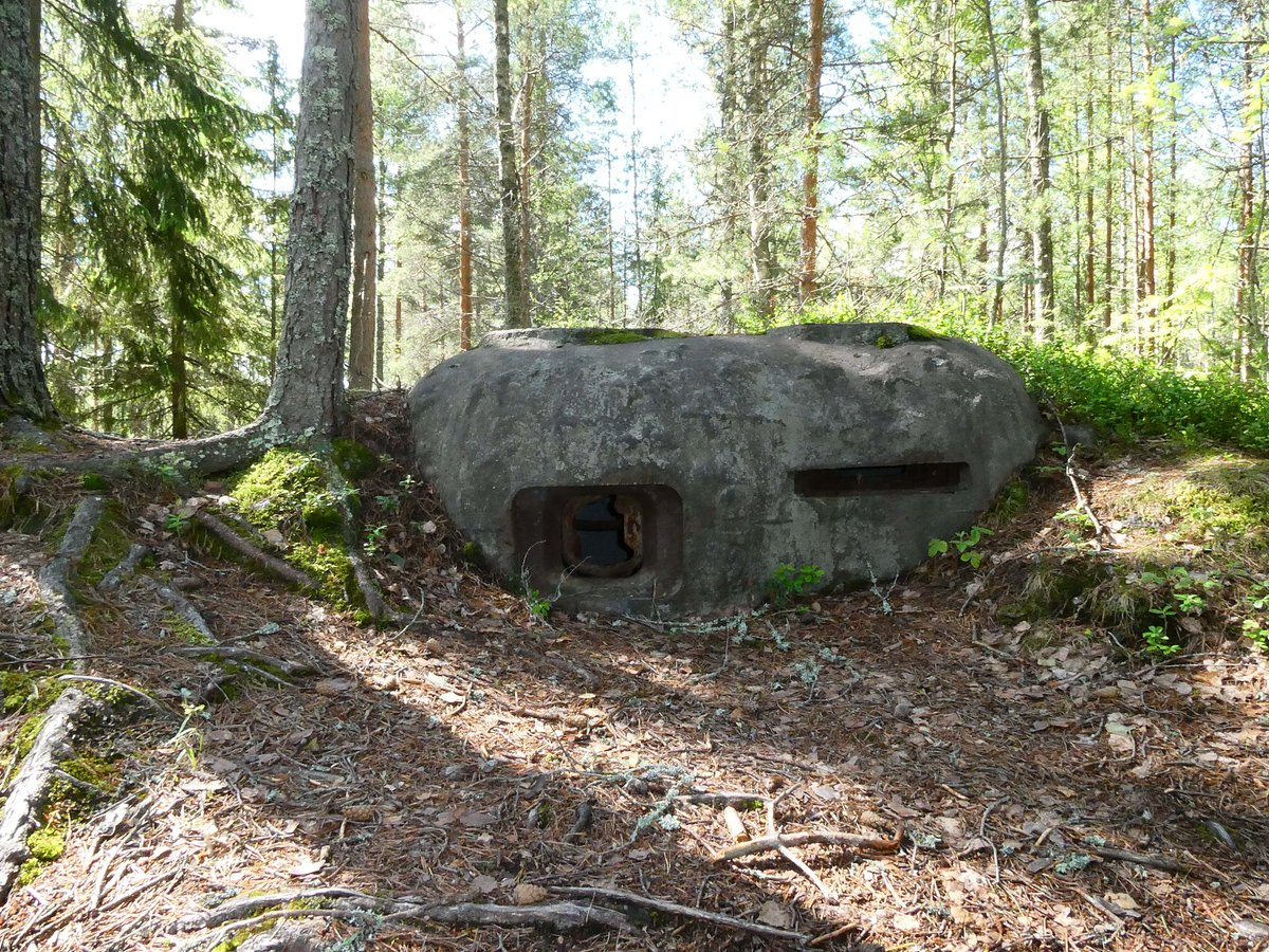 half__watt's tweet image. Old machine gun in SE finland