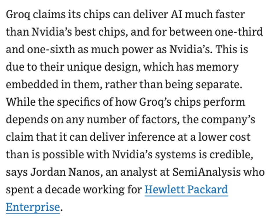 Last week, <a href="/mims/">Christopher Mims 🤌</a> asked us if NVIDIA’s claims for 30x inference performance with Blackwell were exaggerated.

We said yes, 30x improvement is gen-on-gen, doesn’t consider perf/$, and only applies in specific scenarios (large MOE’s). 

So, Chris put me on the front page of wsj dot