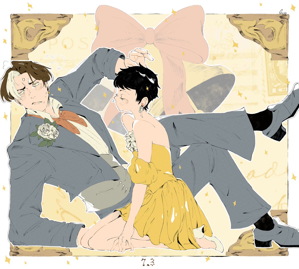 I like the new fancy outfits #イラスト #FF14 #FFXIVART #EmetSelch