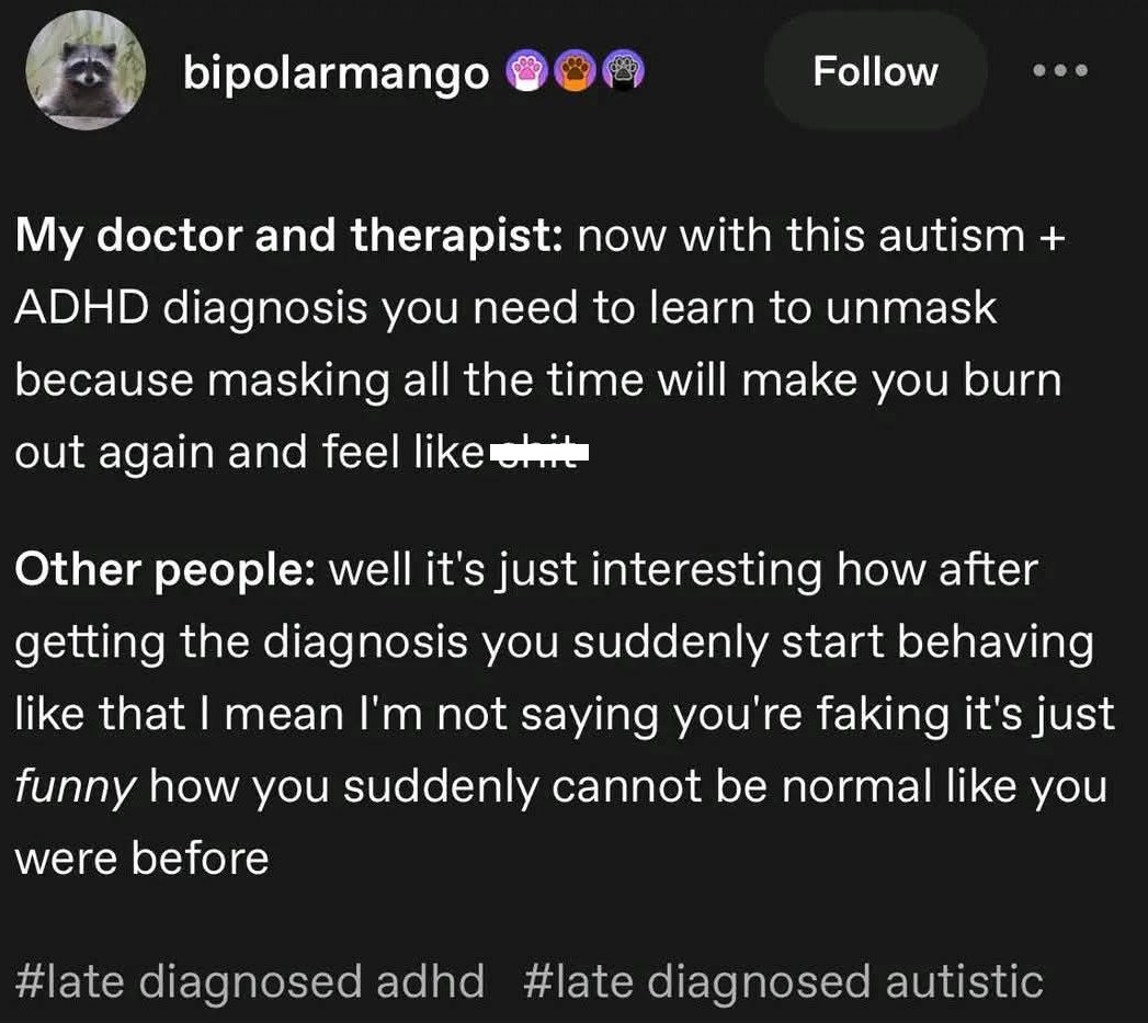 No Nonsense Neurodivergent (@nononsensend) on Twitter photo 