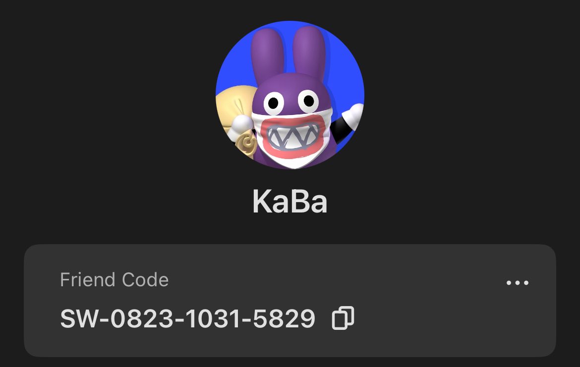 capnkaba's tweet image. Here’s the Switch friend code if y’all wanna get your ass whooped in Mario Tennis