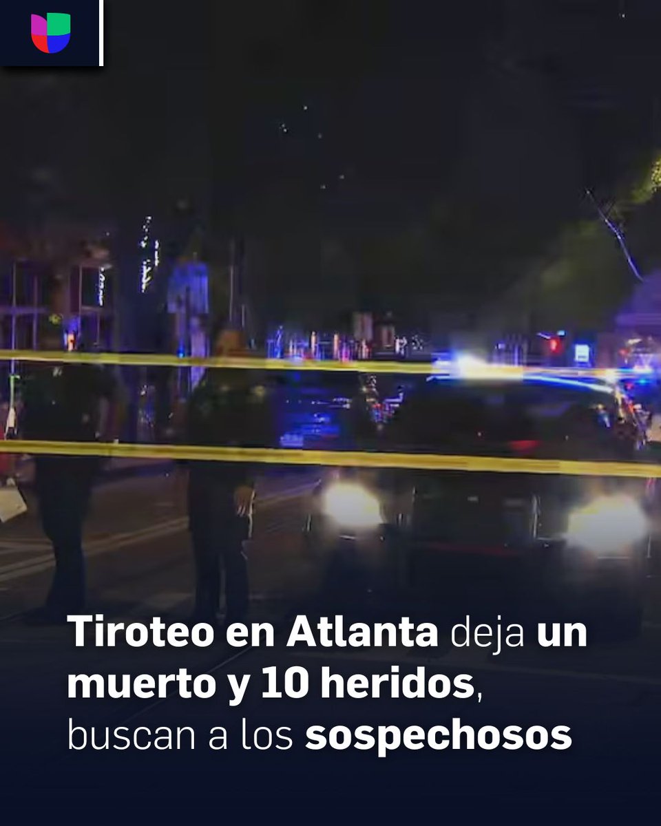 univision34ATL's tweet image. Tiroteo en Atlanta deja un muerto y 10 heridos, ofrecen hasta $5,000 para hallar a los sospechosos.

👉 uni.vi/WGZA106haMv