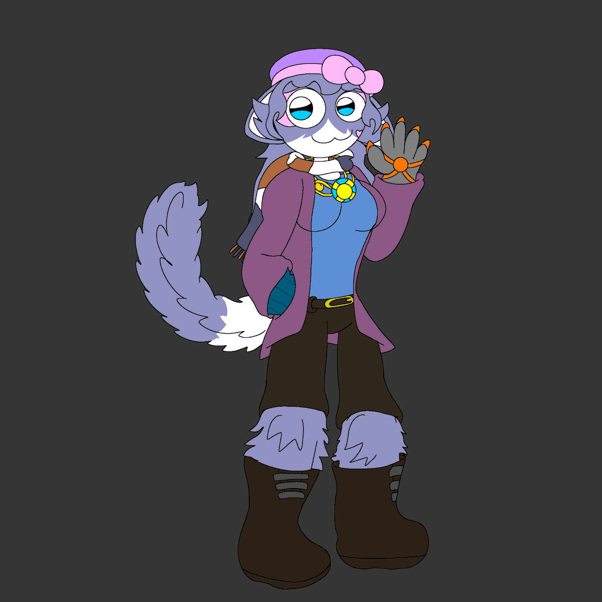 jak_proctor's tweet image. Lilac (Winter Outfit)🌨❄️

#OcArt #CuteArt #ArtistOnTwitter #FYP