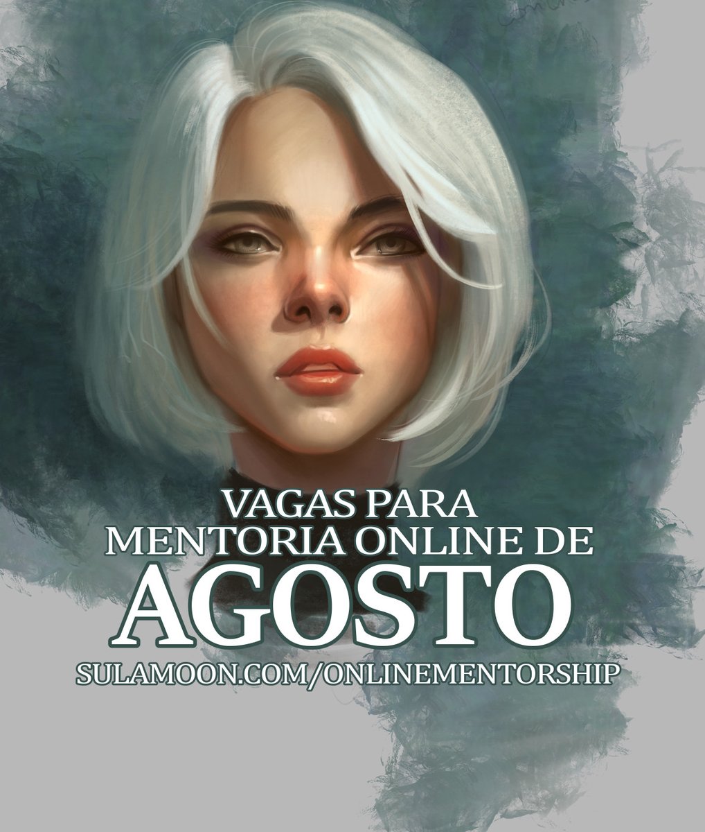 Estão abertas as vagas pra a mentoria de Agosto!
Quer vir estudar arte comigo? Então cola ai :)