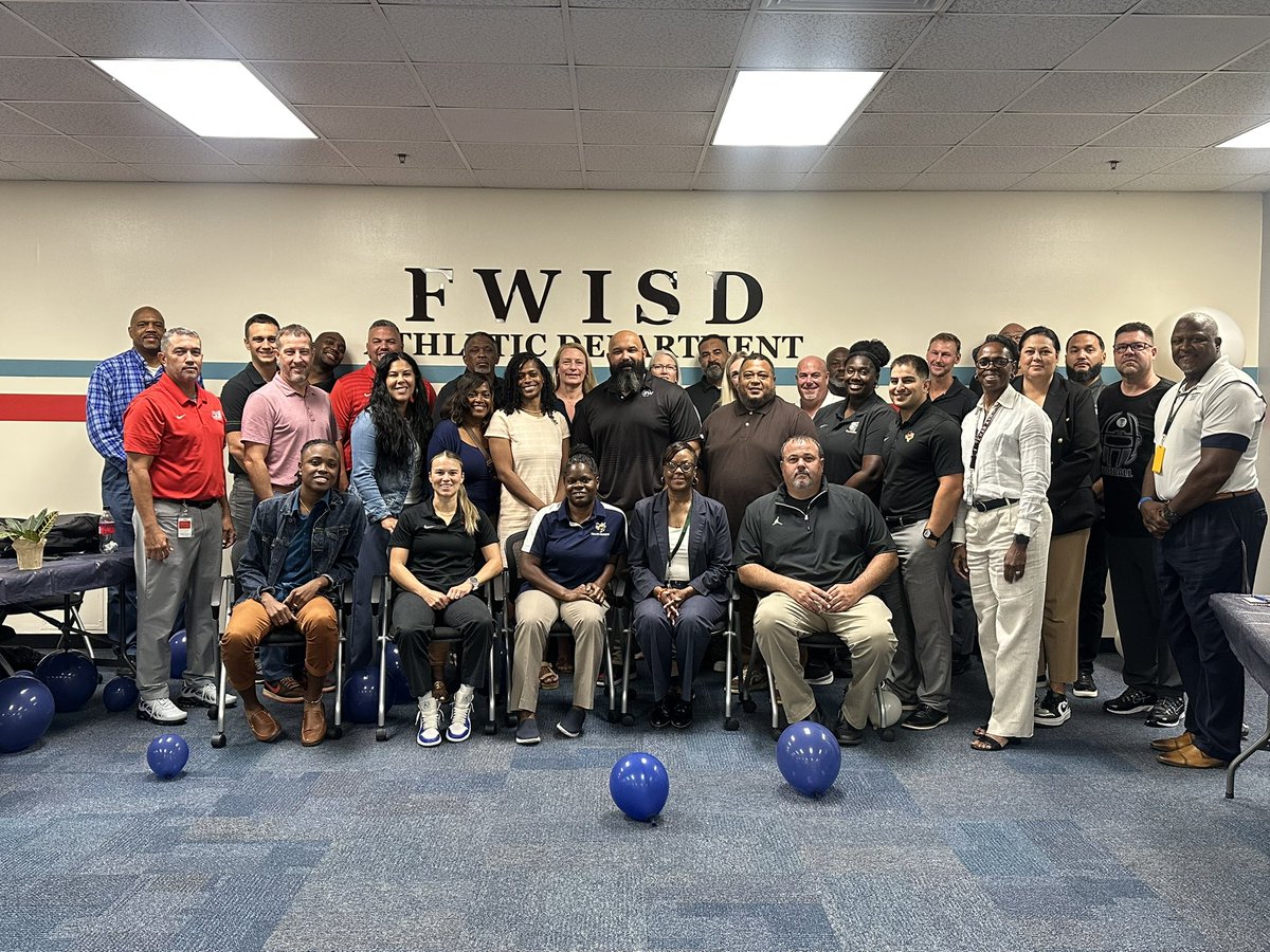 Excited to continue to work alongside this team! “Remember the BeSt of the BeST need a coach, and the BEST don’t do it alone.” Welcome the HARD!! <a href="/2Wordstv/">2Words</a> <a href="/FWISDAthletics/">FWISD Athletics</a>