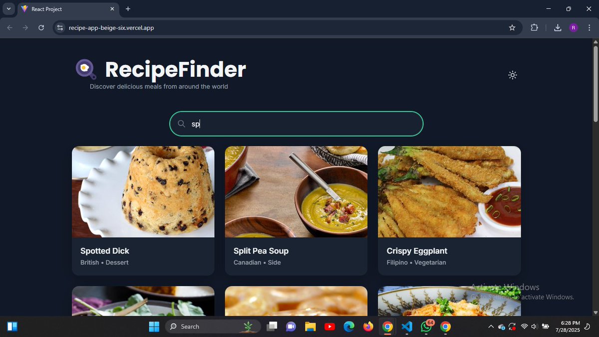 qasimrokeeb's tweet image. Day 26 of my #30DaysOfReact
Decided to work on the UI of my day 13 project.
Tailwind Magic .✨