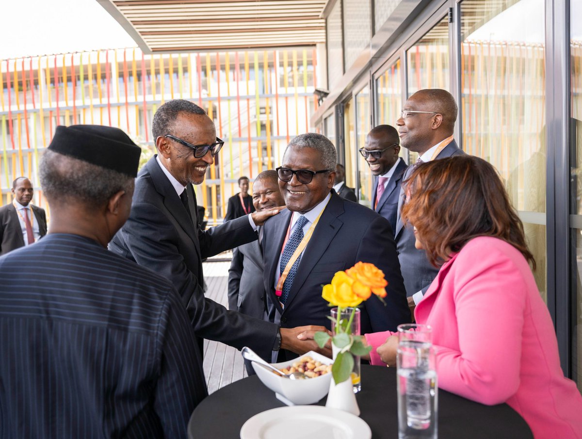 “Before I conclude, I want to acknowledge the presence of Aliko Dangote. He is behind a powerful idea and has contributed to some of the perspectives we've shared here on stage, about where our continent is, where it should be going, and what it will take to get there.”