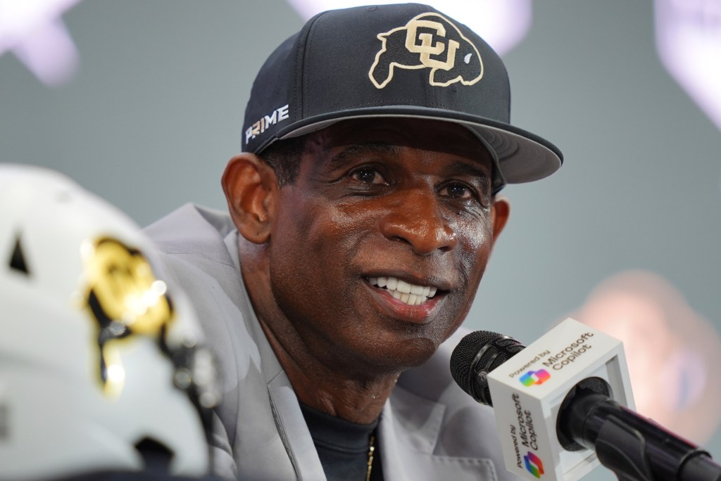 TimesCall's tweet image. Deion Sanders beat bladder cancer, will coach CU Buffs in 2025 trib.al/qNH9RL9