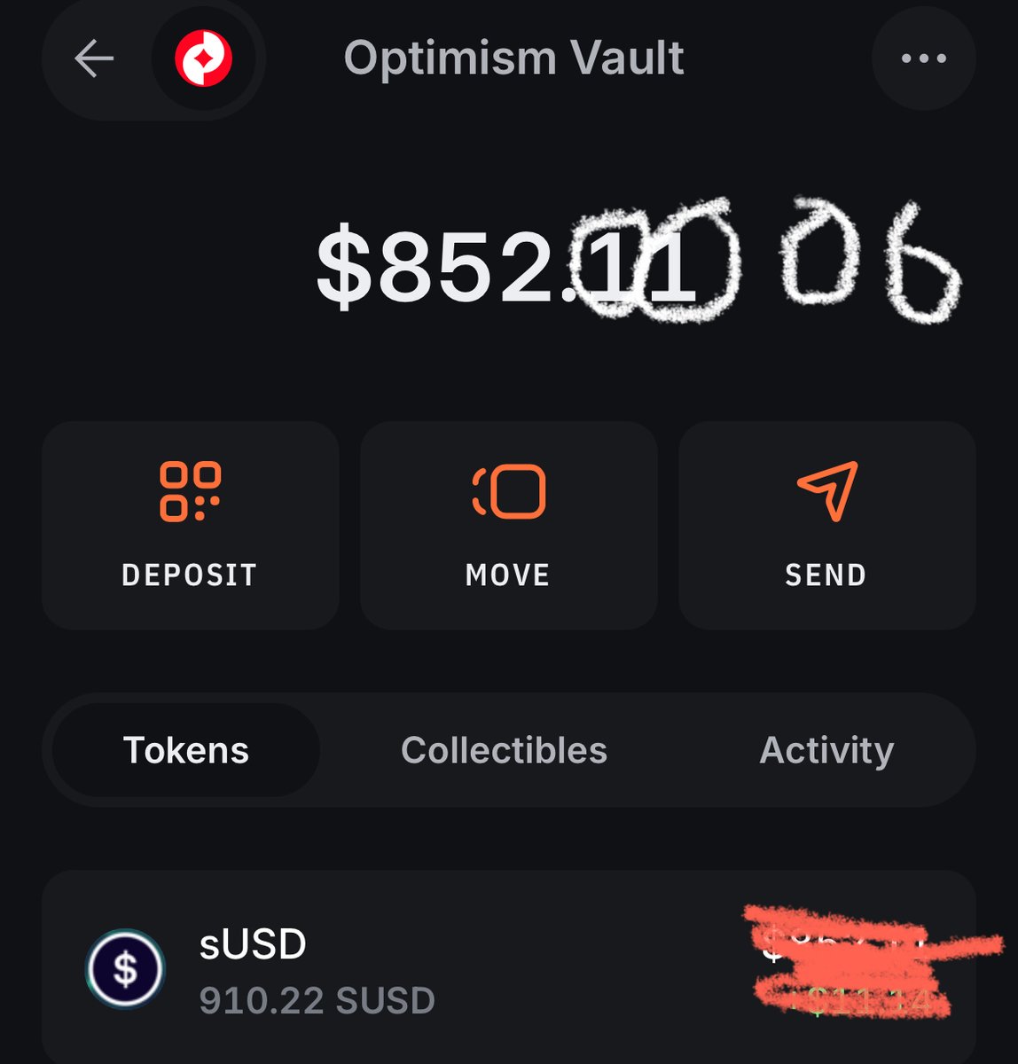 chosta_eth's tweet image. Serious question. Does anybody know if keeping my fat $sUSD stack in the Infinex vault     makes it eligible for the $OP airdrop?