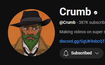 anytime I hear a Fern video I instantly think its Crumb