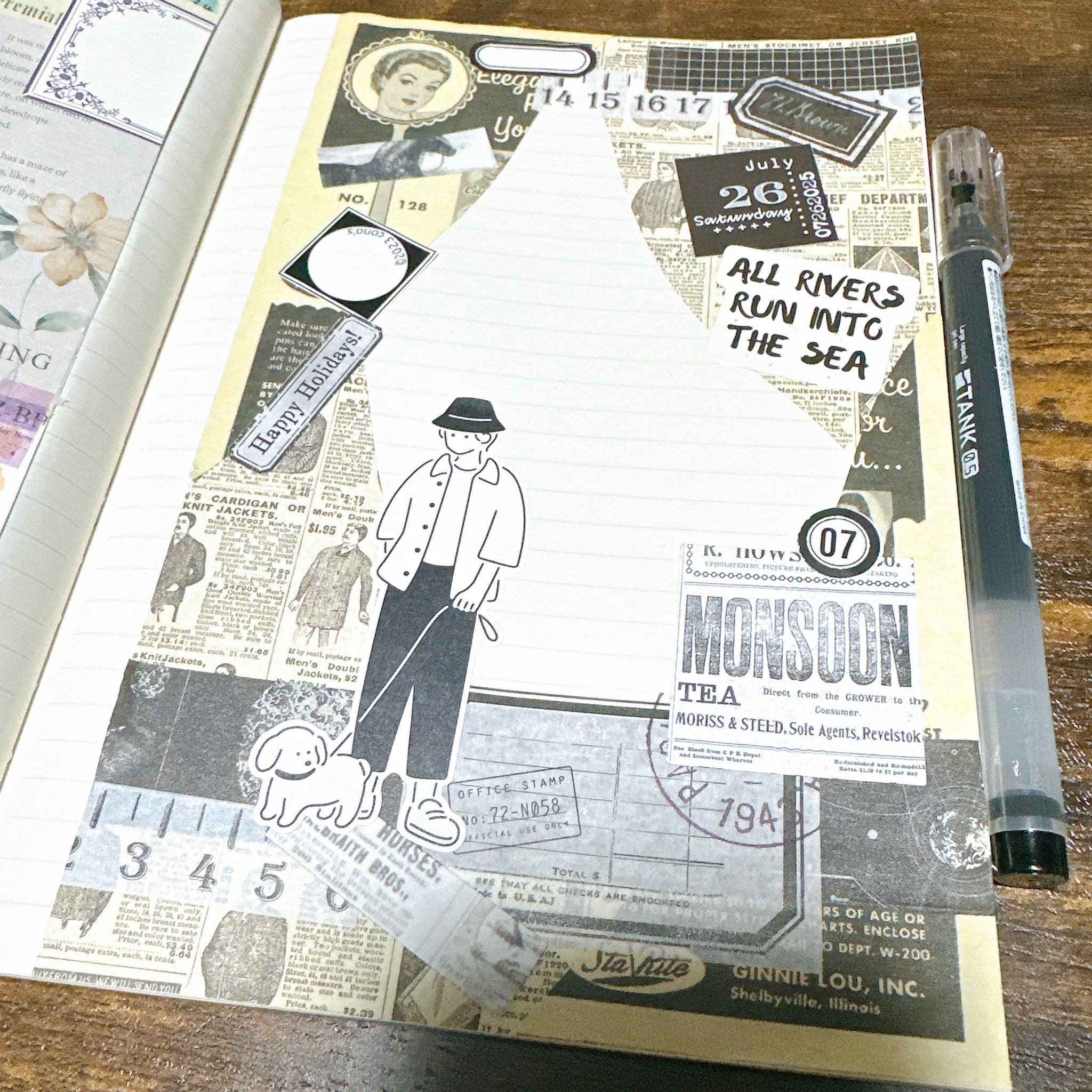 コラージュノート✥『ワンシーン♡』 コラージュ21】#コラージュ初心者 #コラージュノート