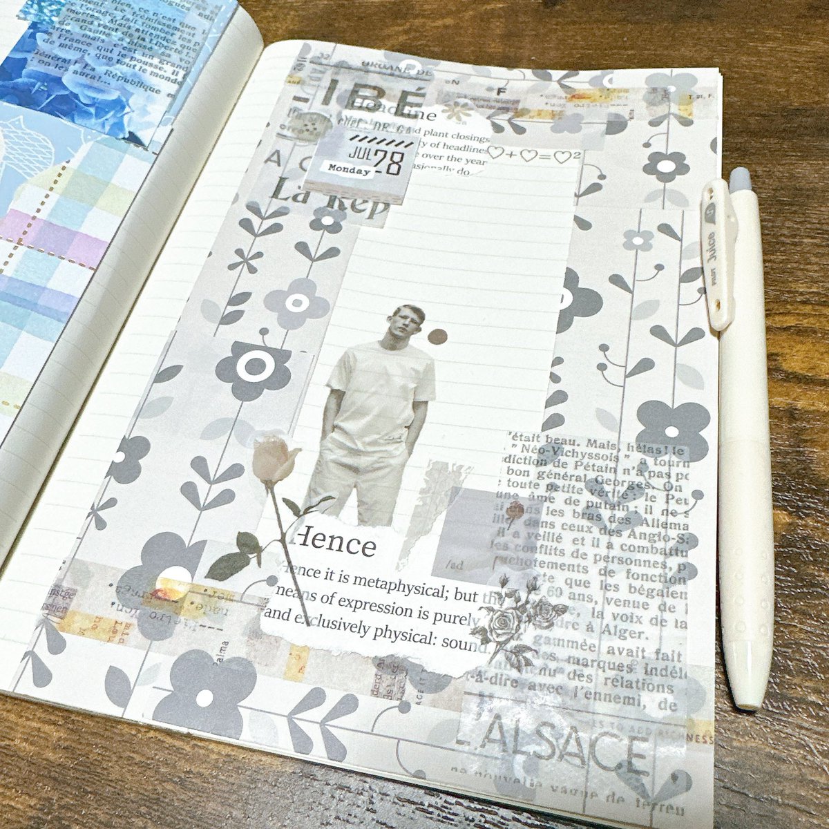 コラージュノート✥『ワンシーン♡』 コラージュ21】#コラージュ初心者 #コラージュノート