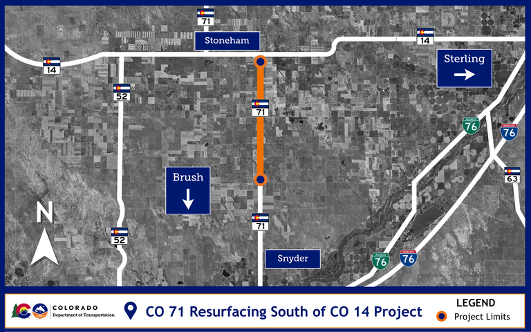 ColoradoDOT's tweet photo. #CDOT #News: Resurfacing project begins on #CO71 south of #CO14. #CO71 full closure north of Brush is anticipated in early August.
📰https://t.co/PAHpdrFaWC
#KnowBeforeYouGo #SlowfortheConeZone https://t.co/EdOH3axJch