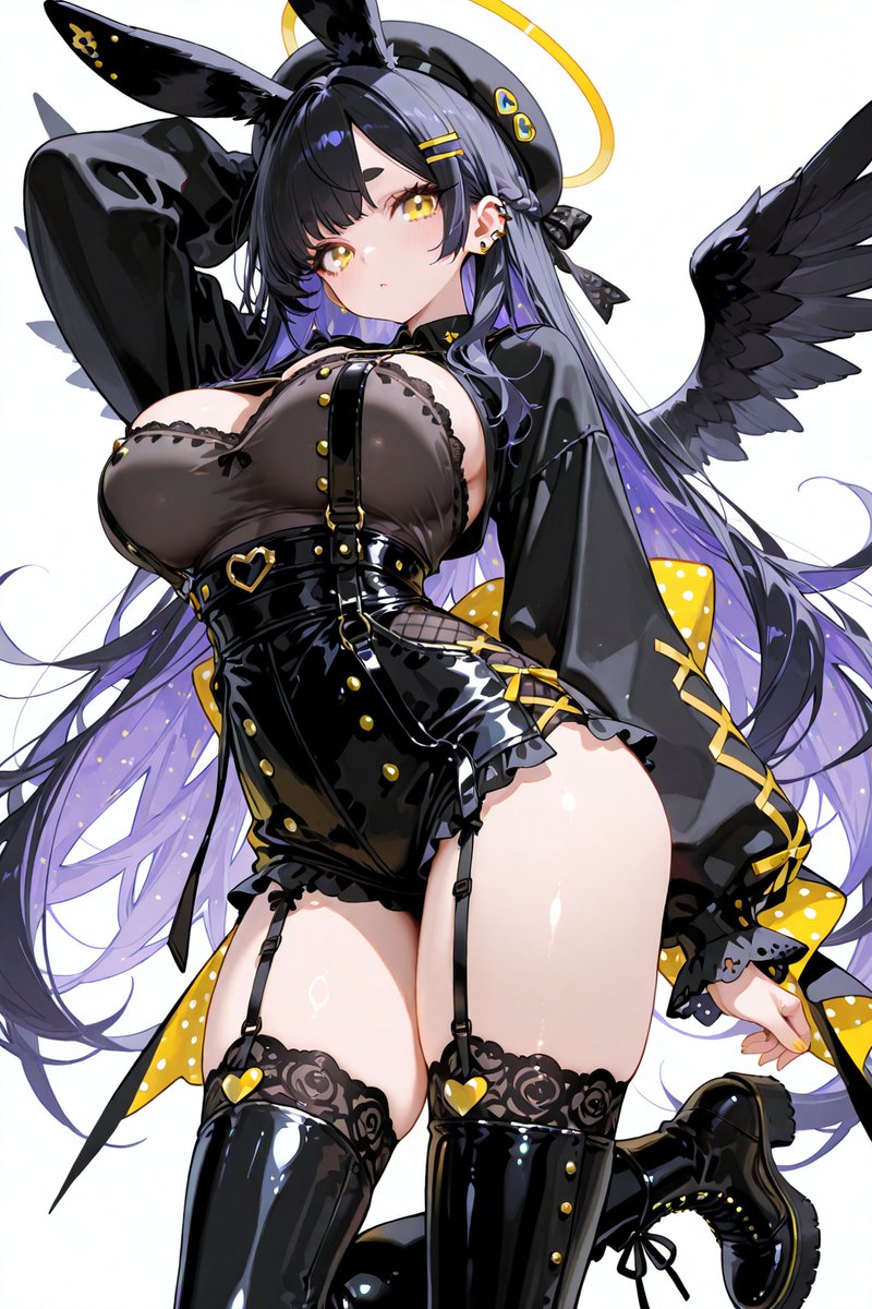 muimuityan_ai's tweet image. 黒い天使が居ても良いよね??
It's okay for there to be black angels, right?
