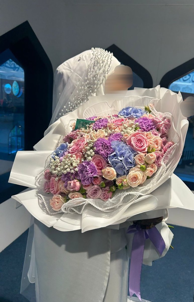 yasflorals's tweet image. Pastel nikkah bouquet