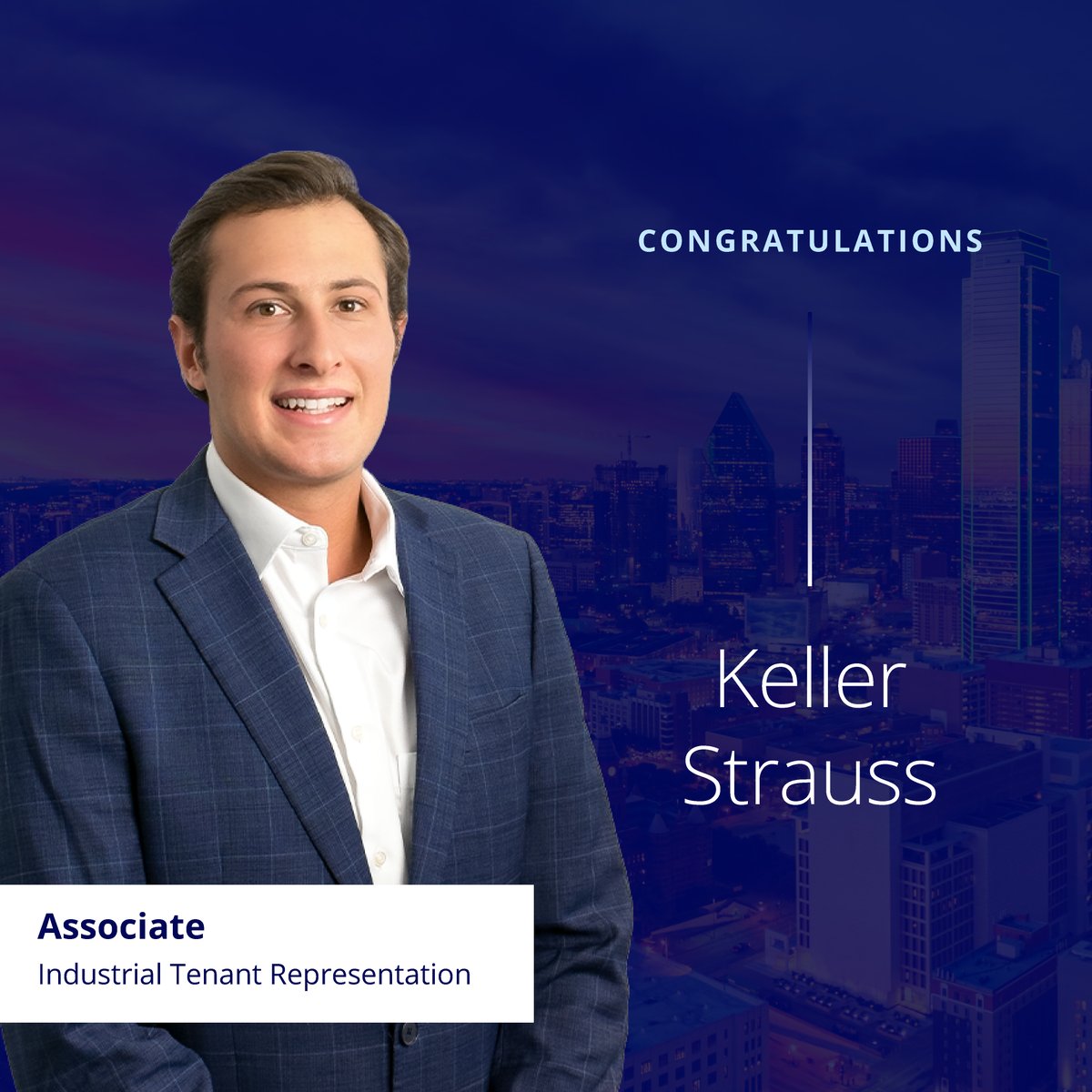 Congrats to Keller Strauss on his well-deserved promotion to Associate! Keller, a key member of Ward Richmond’s Industrial Tenant Rep team, has demonstrated incredible growth, dedication, and drive. We’re excited to see all he’ll accomplish in this next chapter of his career!