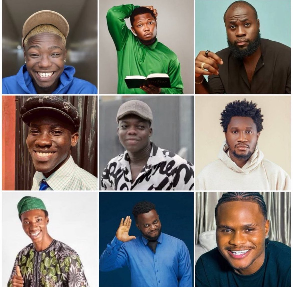 sta1blog's tweet image. Without faking it, which of these skit makers can make you laugh in 20 seconds?
#Trending #stablog 🐳