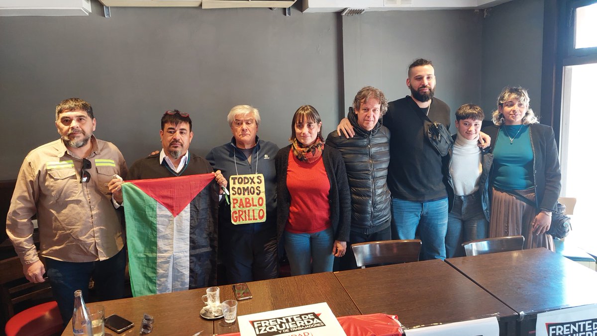 Fte_Izquierda's tweet image. 🚨 ¡Presentación de candidatos del Frente de Izquierda Unidad en #Hurlingham con @ChipiCastillo, @RominaDelPla y el candidato a concejal @NGerola.  

✊🏻 Una lista llena de luchadores. 
Con estudiantes de la UNaHur, trabajadores de la salud y educación, del INTA, jubiladxs, de…