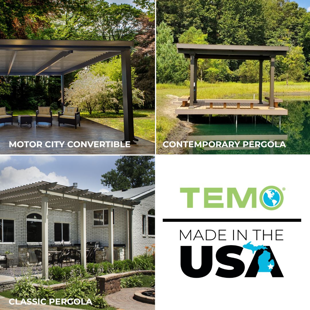 TEMOInc's tweet photo. From sleek modern lines to timeless styles, TEMO has a pergola solution for every taste and setting. Proudly manufactured and installed by authorized TEMO dealers.
Browse the full collection at https://t.co/2Gay58CD5H

#TEMOPergolas #ModernBackyard #ClassicDesign #MadeInTheUSA https://t.co/CBNdDBAdxl