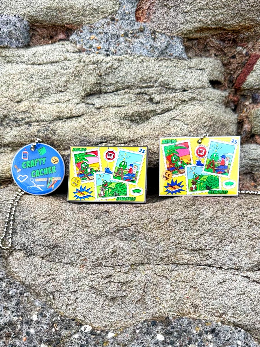 ShopGeocaching's tweet image. 🎉 Signal the Frog® is creating a giant scrapbook for International Geocaching Day! 🎉

Join the Making Memories challenge from July 21 to August 17 to earn new souvenirs, and celebrate with the #MakingMemories #geocoin, tag, and Crafty Cacher Tag! 

bit.ly/4m0ma2t

#fun