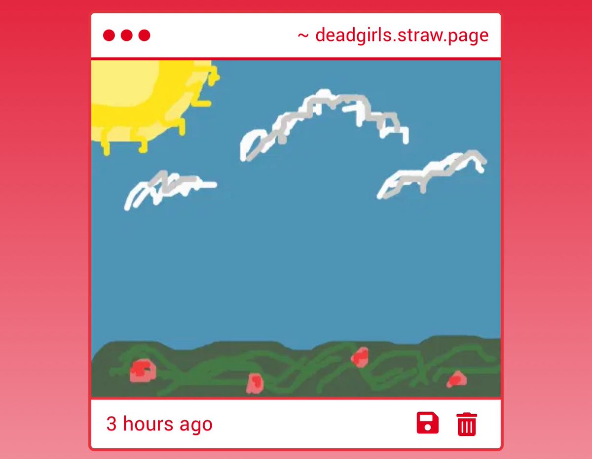 ms4merica's tweet image. oh how lovely! i wish i was there rn anon because i am going to kiII myself if it doesnt get better.
deadgirls.straw.page
