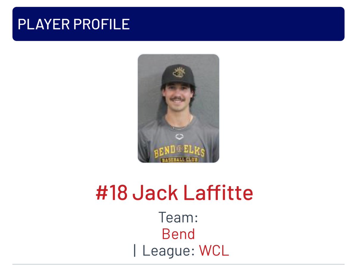 Harvard Westlake Baseball Tailgaters Club (@hwtailgaters) on Twitter photo Hitting out of the leadoff spot for the Bend Elks (WCL), <a href="/jacklaffitte5/">Jack Laffitte</a> has reached base safely in all 13 games—slashing .405 (17-42) with a .490 OBP, 1 2B, 1 HR, 11 RBI, 10 runs, and 5 SB. High-contact bat with advanced feel and instincts. <a href="/umichbaseball/">Michigan Baseball</a> is getting a dude! Hitting out of the leadoff spot for the Bend Elks (WCL), <a href="/jacklaffitte5/">Jack Laffitte</a> has reached base safely in all 13 games—slashing .405 (17-42) with a .490 OBP, 1 2B, 1 HR, 11 RBI, 10 runs, and 5 SB. High-contact bat with advanced feel and instincts. <a href="/umichbaseball/">Michigan Baseball</a> is getting a dude!