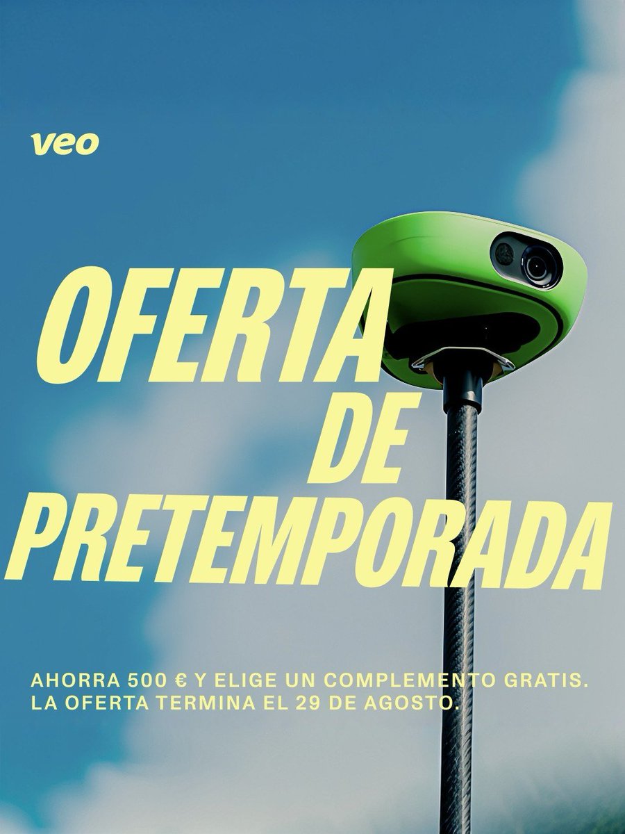 ⏳ ¡La mayor oferta del verano de Veo ya está disponible!

Obtén 500 € de descuento en la Veo Cam 3 + un complemento de rendimiento GRATIS y por ser parte de ProLiga Bolsa de Trípode + Maletín de viaje.

¡Date prisa, la oferta termina el 29 de agosto!

👉 ¡Aprovecha la oferta!