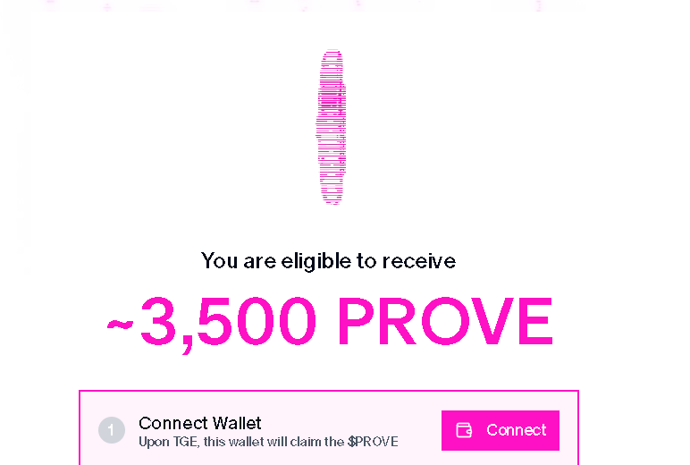 mrzidanas's tweet image. I'm eligible to receive ~3,500 PROVE from the @SuccinctLabs airdrop!
I love u guys , let's keep Gprove after mainnet
@0xCRASHOUT @SuccinctLabs @DanHennessy @nair_advaith @lovecity0088