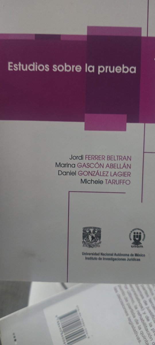 guettedavid's tweet image. Hoy leyendo a la profesora Marina Gascón, quien es una de las epistemologas de la prueba mas importantes, y además la primera en publicar un texto sobre el tema, me encuentro con este texto lo mas de pertinente. Lo comparto como una invitación para que adquieran la obra completa…