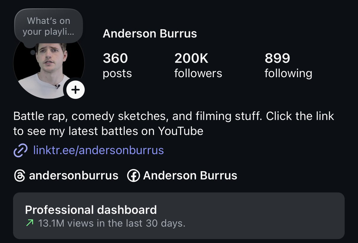 AndersonBurrus's tweet image. My battle vs @ghastbuff broke 300k views on my YouTube channel. S/o to Ghast for being an awesome person/opponent.
Also I hit 200k on IG. Tell your favorite battlers to quit ducking me.