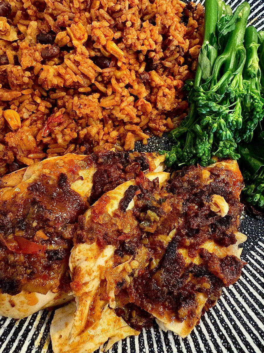 Peri peri roast chicken and rice